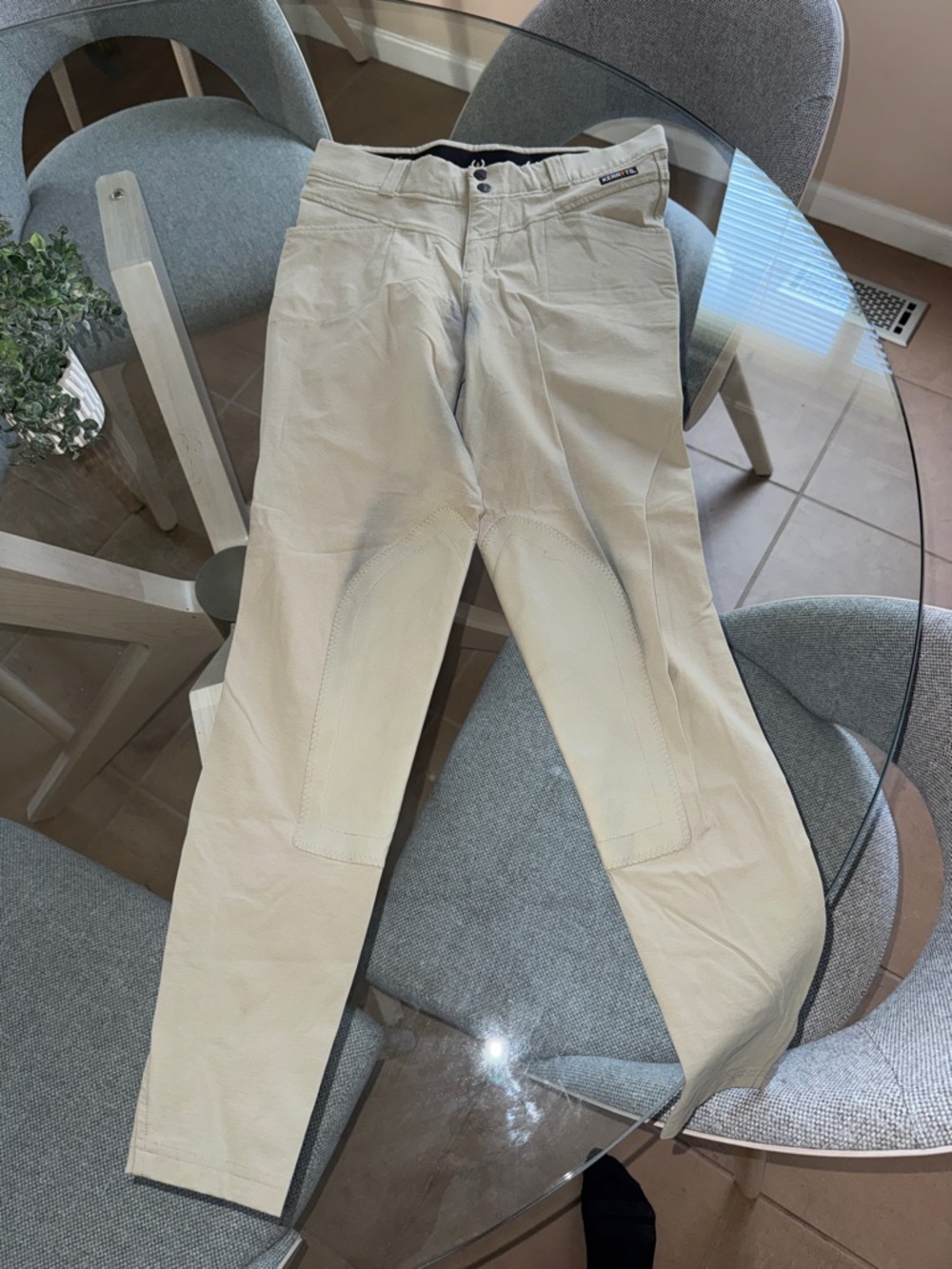 Kerrits Beige Riding Breeches - Size Medium